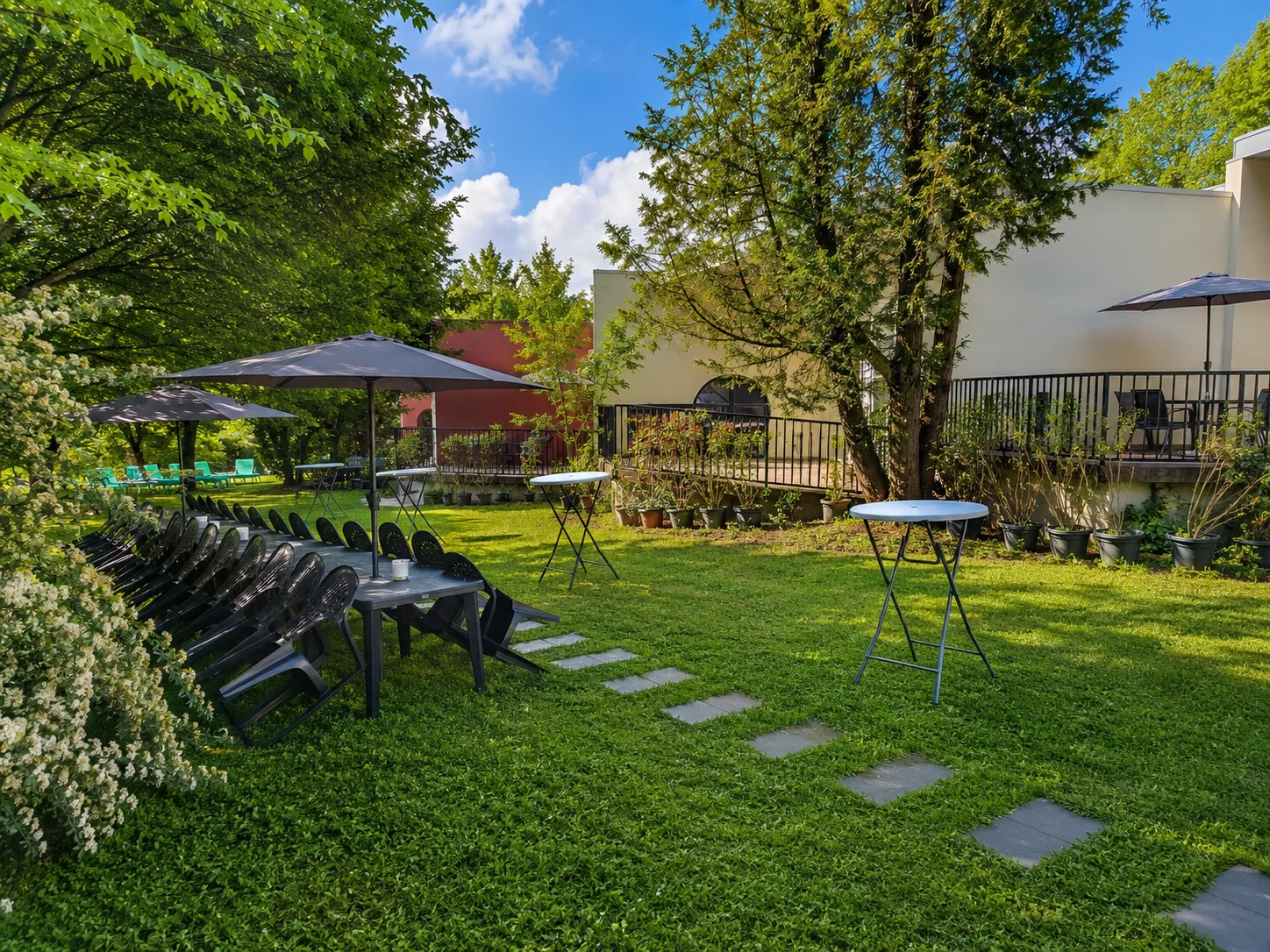 Parc et espace détente du Gîte du Boistillet